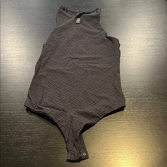 Fendi x Skims Black High Neck Bodysuit size XS - Picture 3 of 6